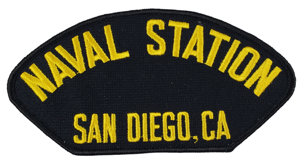Naval Station San Diego Patch - Great Color - Veteran Owned Business - HATNPATCH