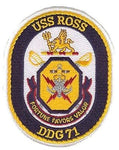 USS ROSS DDG-71 OVAL PATCH - HATNPATCH