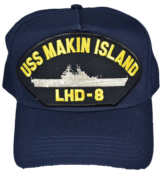 USS MAKIN ISLAND LHD-8 HAT - HATNPATCH