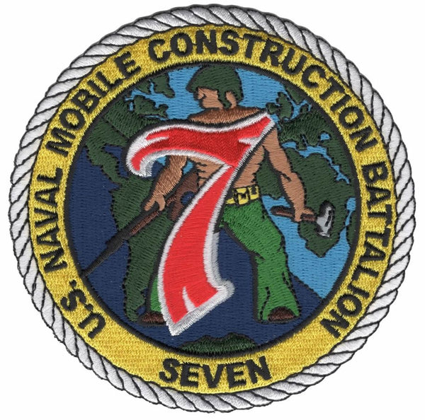 Naval Mobile Construction Battalion Seven Patch - HATNPATCH