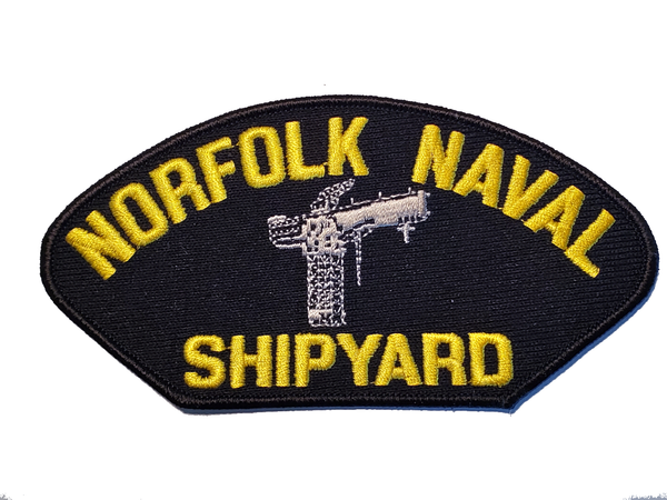 Norfolk Naval Shipyard Patch - Great Color - Veteran Owned Business - HATNPATCH