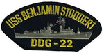 USS BENJAMIN STODDERT DDG-22 SHIP PATCH - HATNPATCH