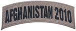 Afghanistan 2010 TAB Desert ACU TAN Rocker Patch - Veteran Family-Owned Business. - HATNPATCH