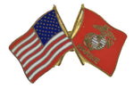 USA/USMC FLAGS HAT PIN - HATNPATCH