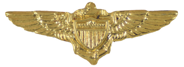 NAVAL AND MARINE CORPS AVIATOR WINGS HAT PIN - HATNPATCH