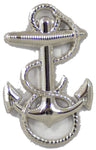 Navy Wave Anchor Hat Pin - HATNPATCH