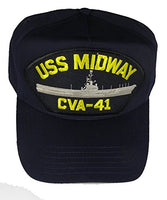 USS MIDWAY CVA-41 HAT - Navy Blue - Veteran Owned Business - HATNPATCH