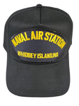 Naval AIR Station Whidbey Island, WA HAT - Black - Veteran Owned Business - HATNPATCH