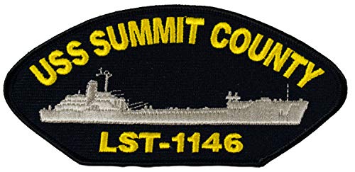 USS Summit County LST-1146 Ship Patch - Great Color - Veteran Owned Business - HATNPATCH