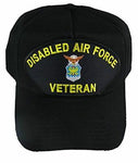 Disabled Air Force Veteran Hat with the Seal of the U.S. Air For - HATNPATCH