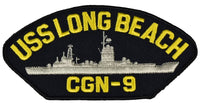 USS LONG BEACH CGN-9 PATCH - Multi-colored - Veteran Owned Business - HATNPATCH