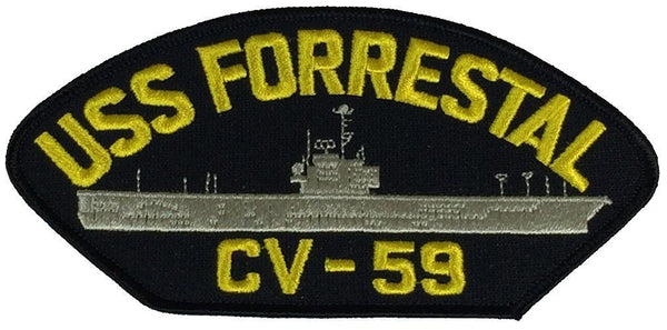 USS FORRESTAL CV-59 PATCH - HATNPATCH