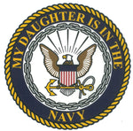 My Daughter Is In The Navy Decal - HATNPATCH