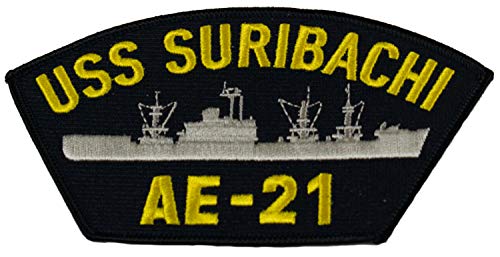 USS SURIBACHI AE-21 Ship Patch - Great Color - Veteran Owned Business - HATNPATCH