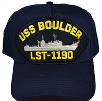 USS BOULDER LST-1190 HAT - HATNPATCH