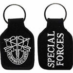 US ARMY SPECIAL FORCES SF DE OPPRESSO LIBER KEYCHAIN GREEN BERET - HATNPATCH