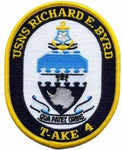 USNS RICHARD E. BYRD T-AKE-4 OVAL PATCH - HATNPATCH