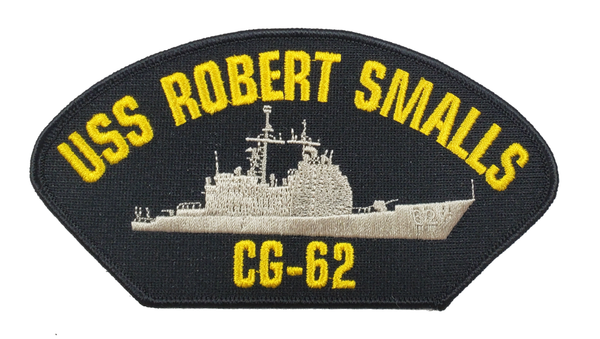 USS ROBERT SMALLS CG-62 Ship Patch - Great Color - Veteran Owned Business - HATNPATCH