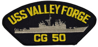 USS VALLEY FORGE CG 50 SHIP PATCH - GREAT COLOR - Veteran Owned Business - HATNPATCH