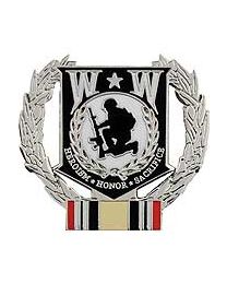 Wounded Warrior Iraq Pin - HATNPATCH