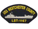 USS Westchester County LST-1167 Ship Patch - Great Color - Veteran Owned Business - HATNPATCH