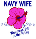 Navy Wife Decal - HATNPATCH