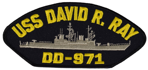 USS DAVID R. RAY DD-971 SHIP PATCH - GREAT COLOR - Veteran Owned Business - HATNPATCH