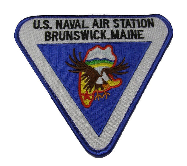 USN NAVY NAVAL AIR STATION NAS BRUNSWICK MAINE ME PATCH SAILOR VETERAN - HATNPATCH