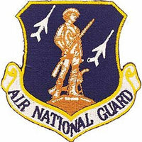 AIR NATIONAL GUARD Shoulder Patch - Ang Shield - Color - Veteran Owned Business - HATNPATCH