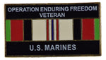 US MARINES OEF VETERAN HAT PIN - HATNPATCH