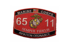 MARINE CORPS 6511 AVIATION ORDNANCE MOS SEMPER FIDELIS PATCH USMC EGA - HATNPATCH