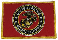 US Marine Corps Seal Flag Patch - HATNPATCH