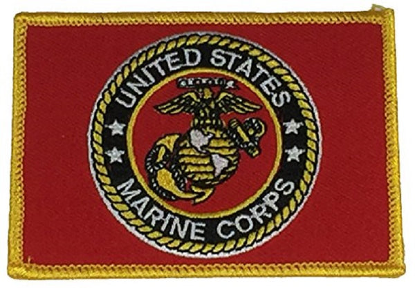 US Marine Corps Seal Flag Patch - HATNPATCH