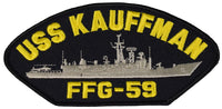 USS KAUFFMAN FFG-59 SHIP PATCH - GREAT COLOR - Veteran Owned Business - HATNPATCH