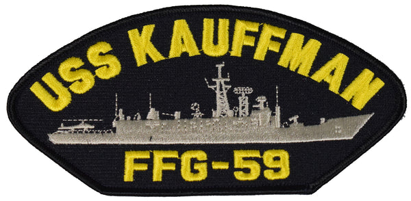 USS KAUFFMAN FFG-59 SHIP PATCH - GREAT COLOR - Veteran Owned Business - HATNPATCH