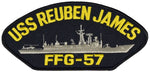 USS REUBEN JAMES FFG-57 SHIP PATCH - GREAT COLOR - Veteran Owned Business - HATNPATCH