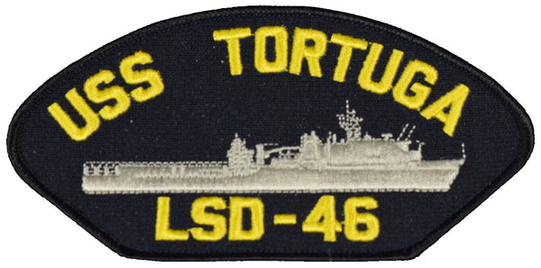 USS TORTUGA LSD-46 SHIP PATCH - GREAT COLOR - Veteran Owned Business - HATNPATCH