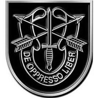 SPECIAL FORCES DE OPPRESSO LIBER CREST - Cast Belt Buckle - HATNPATCH