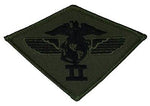 USMC SECOND 2ND MARINE AIR WING MAW PATCH OD OLIVE DRAB GREEN MARINE CORPS - HATNPATCH