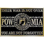 POW MIA THEIR WAR IS NOT OVER - Cast Belt Buckle - HATNPATCH