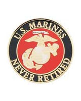 US Marine Never Retired Pin - HATNPATCH