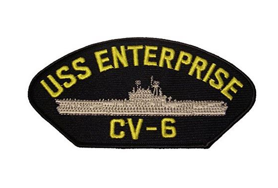USS ENTERPRISE CV-6 PATCH - HATNPATCH