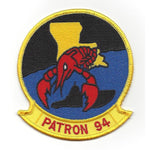 USN NAVY PATRON 94 CRAWFISHERS VP-94 FLIGHT JACKET PATCH PATROL SQUADRON - Found per customer request! Ask Us! - HATNPATCH