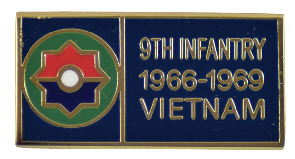 9th Infantry Vietnam Hat Pin - HATNPATCH