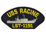 USS Racine LST-1191 Ship Patch - Great Color - Veteran Owned Business - HATNPATCH