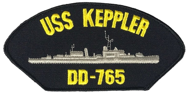USS KEPPLER DD-765 SHIP PATCH - GREAT COLOR - Veteran Owned Business - HATNPATCH