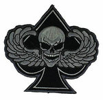 Death Wings Spade Black/Wh Patch - HATNPATCH