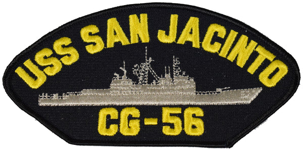 USS SAN JACINTO CG-56 SHIP PATCH - GREAT COLOR - Veteran Owned Business - HATNPATCH