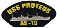 US Navy USS PROTEUS AS-19 PATCH - Veteran Owned Business - HATNPATCH