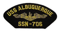 USS ALBUQUERQUE SSN-706 Gold Dolphin PATCH - HATNPATCH